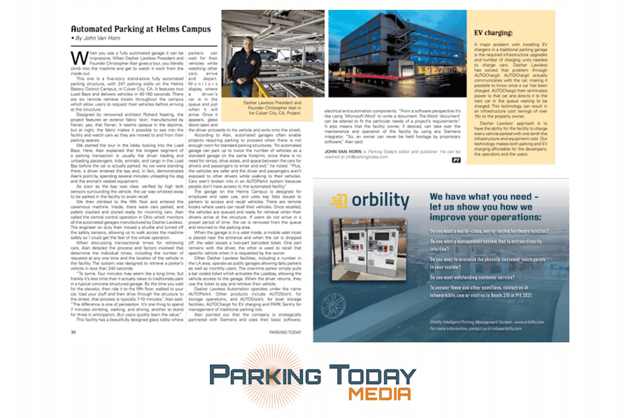 Alan Discusses EV Charging and Autonomous Parking with Parking Today